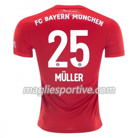 Completo Calcio Bayern Monaco Thomas Müller 25 Divisa Prima 2019/2020